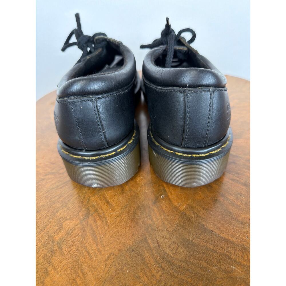 Vintage Dr. Martens Made in England Black Leather 3-Eye  Oxford Men's Size 8 - Picture 4 of 12